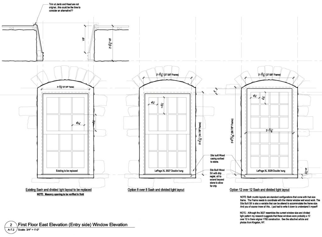 New York architects - Studio III - historic window replacement options