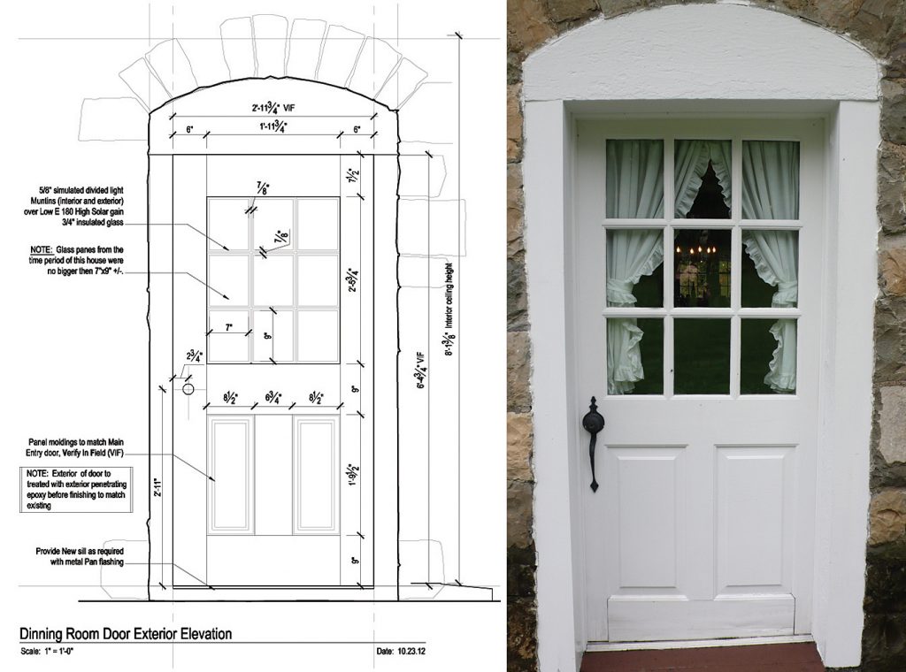 New York archtects - Studio III - historic door replacement